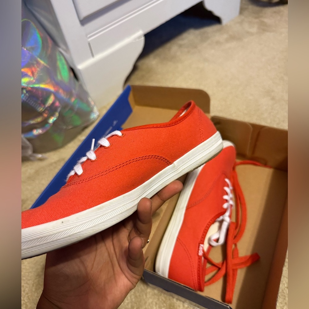 Vibrant Burnt Orange Keds - Picture 5 of 12